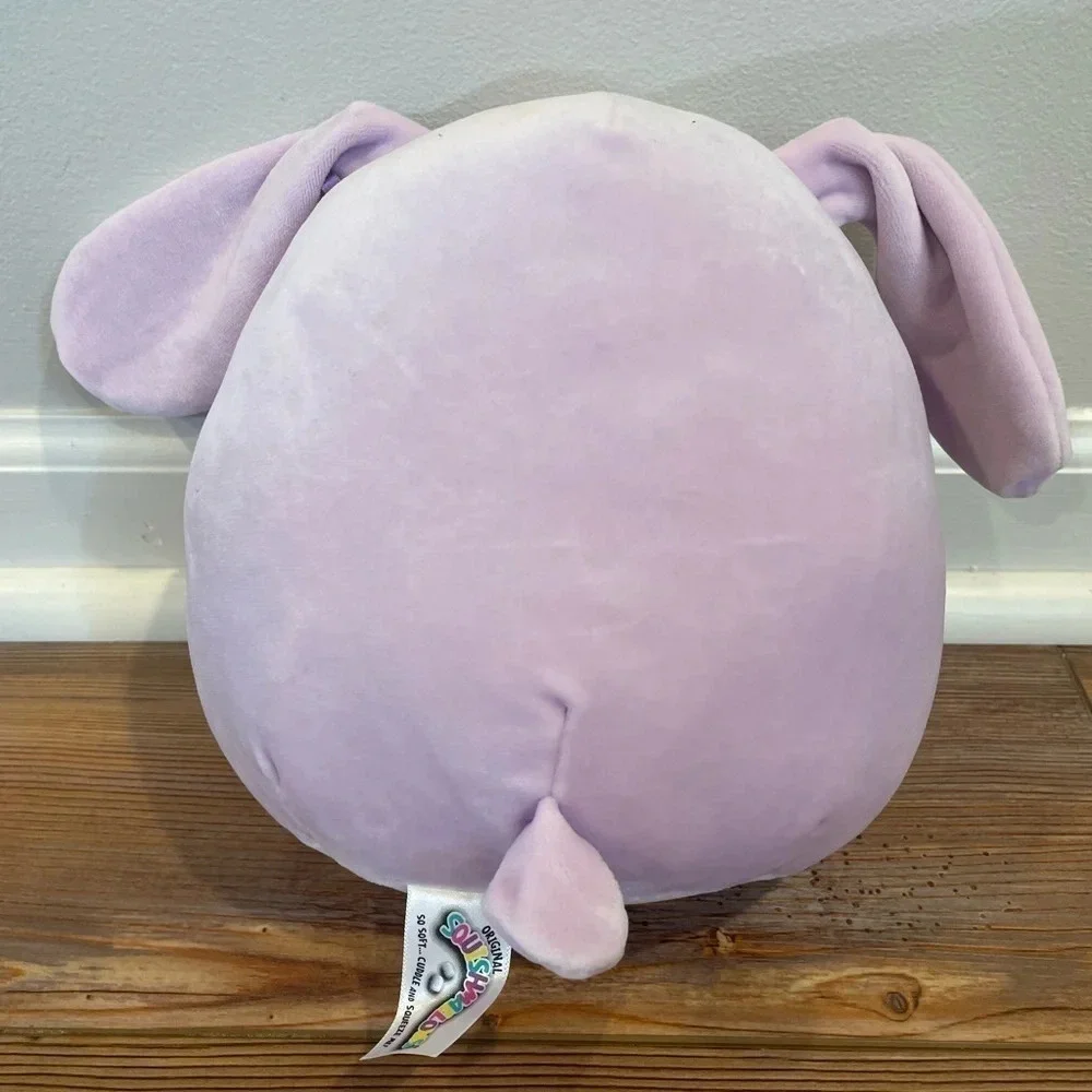 7” Bubbles the Bunny Squishmallow Purple Black White Rabbit Stuffed Animal toy - Picture 2 of 2